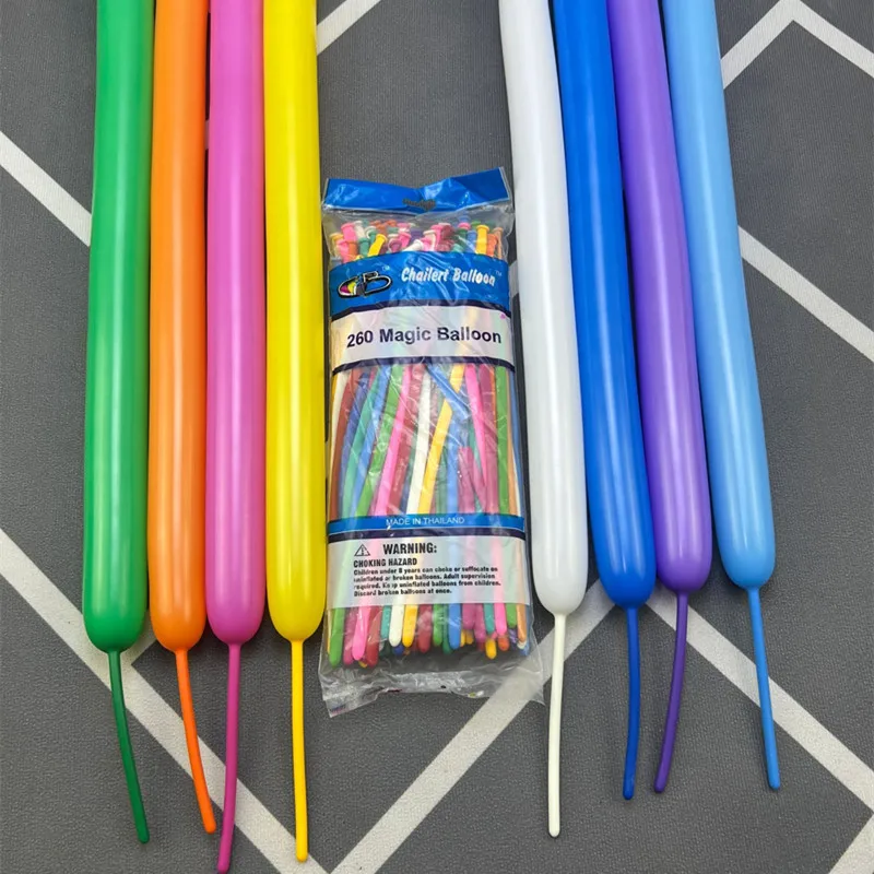 13 Years Party Supplier Wholesale 2g Thailand CB 260Q Twist Balloon Magic Latex Long Modeling Balloon For Party Decoration