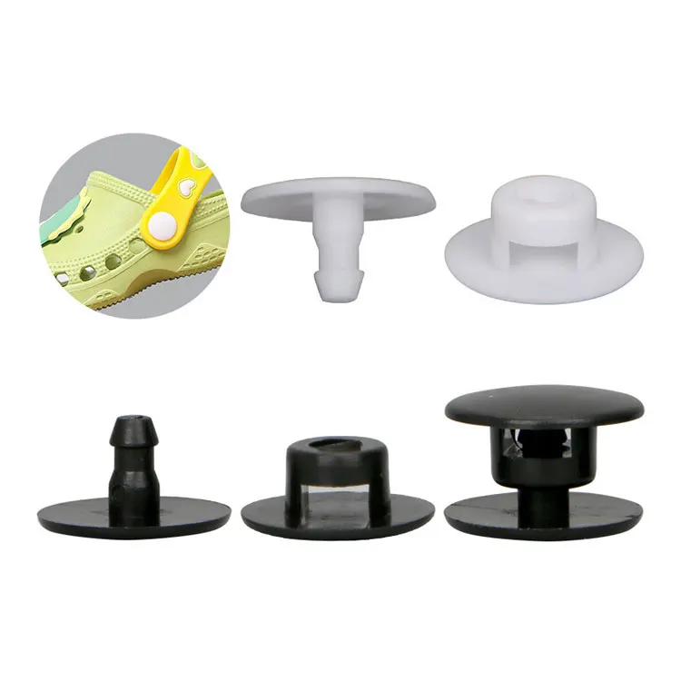 High quality two-part plastic press snap fastener rivet clip slipper sandal snap button for shoes