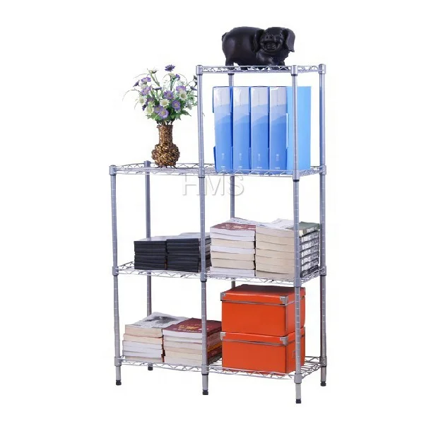 Chrome Wire Shelf for Grocery Store Wire Mesh Supermarket Shelving Wire Rack Display