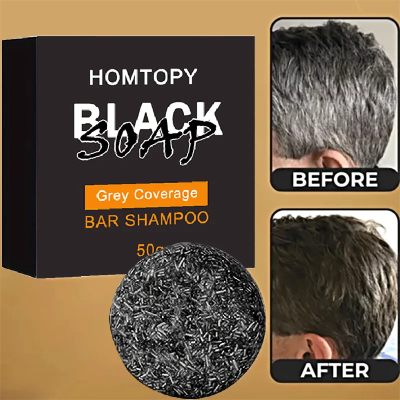 HOMTOPY High Quality Hair Shampoo Cleaning and Nourishing Care Hand Soap with Polygonum Multiflorum Hair Care Products