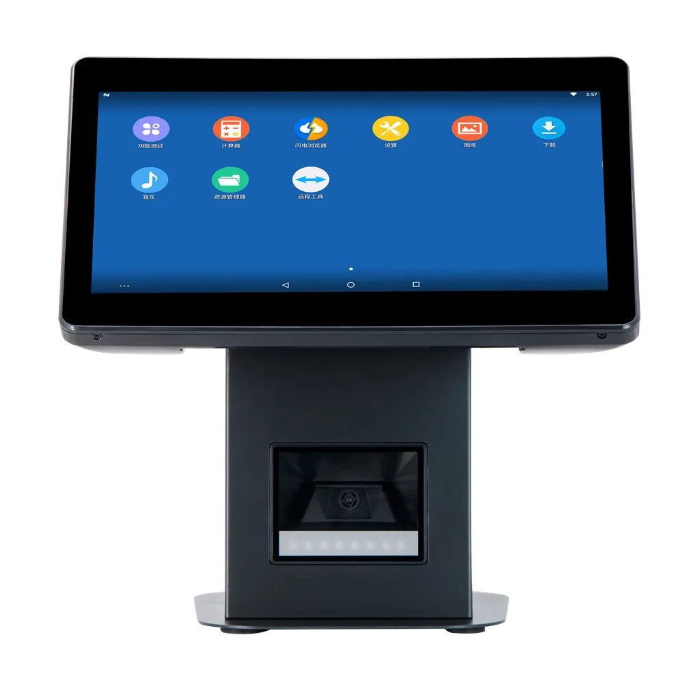 FJY-F4 14 Inch Touch Pos Payment Machine Built-in Printer/Scanner All in One PC Cashier Machine Pos Systems