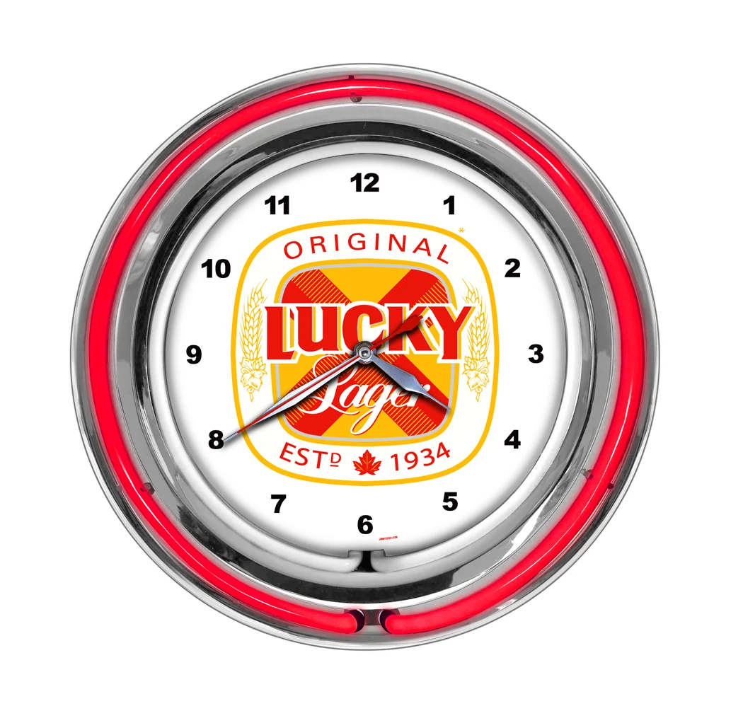 China factory GM chevrolet corvette neon clock battery drive glass neon sign chevrolet trucks neon round clock