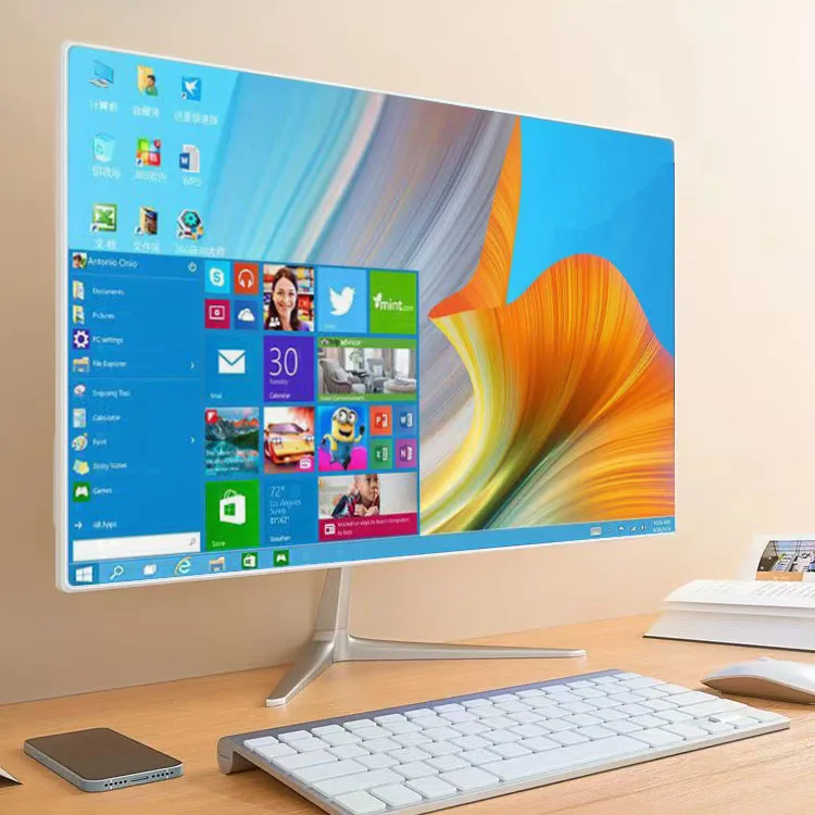 All In One Gaming Pc Computer Intel Processors Core I7 16gb+512gb Oem Computer All In One Pc For Student And Caompany