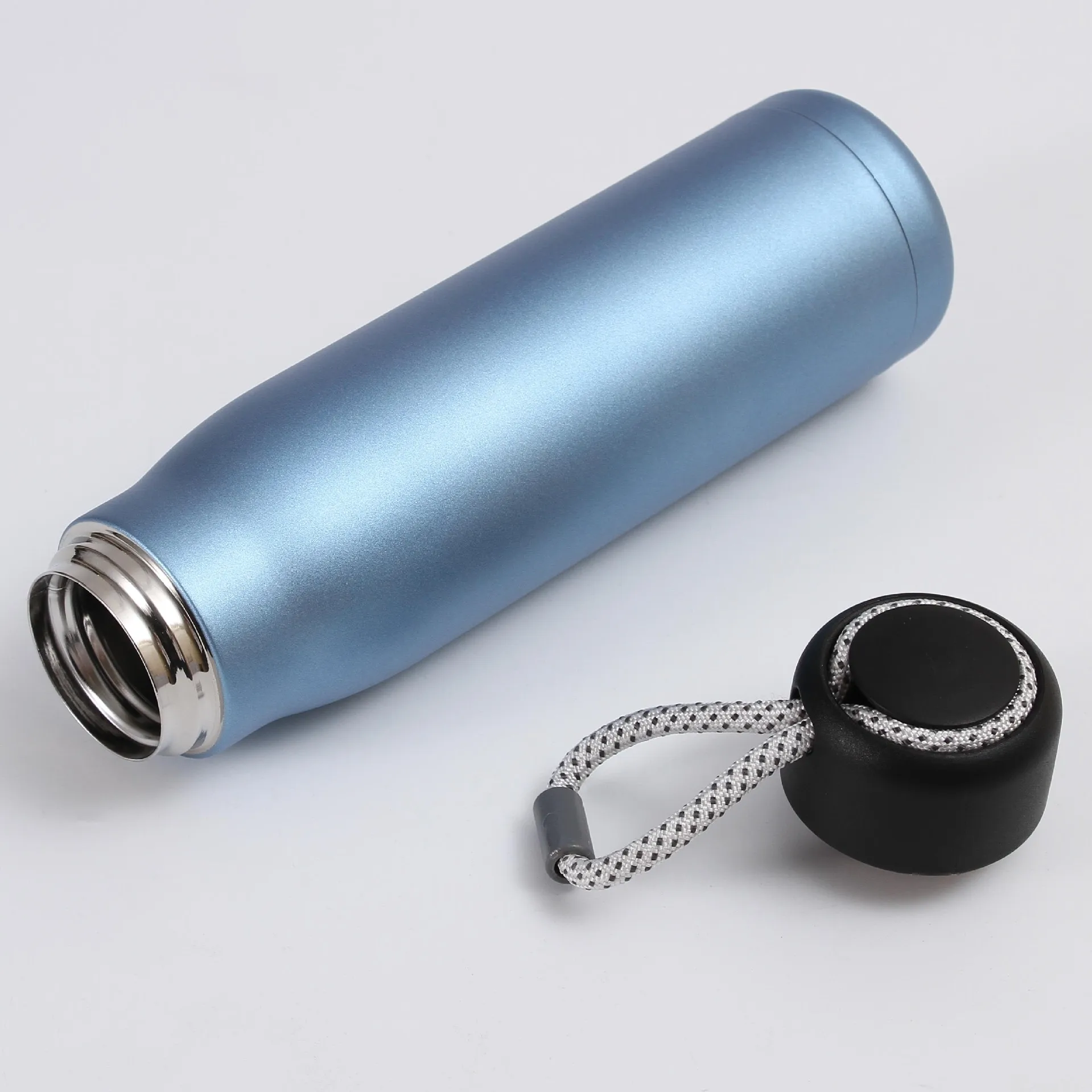 2024 Customised Logo Stainless Steel Insulated Sports Water Bottle Portable Vacuum Thermo Flask for Direct Drinking Bicycling