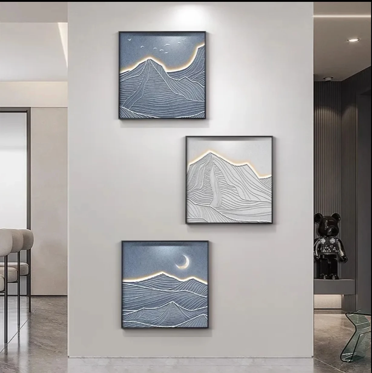 Poster Picture Print Crystal Porcelain wall decor modern art large canvas print frame