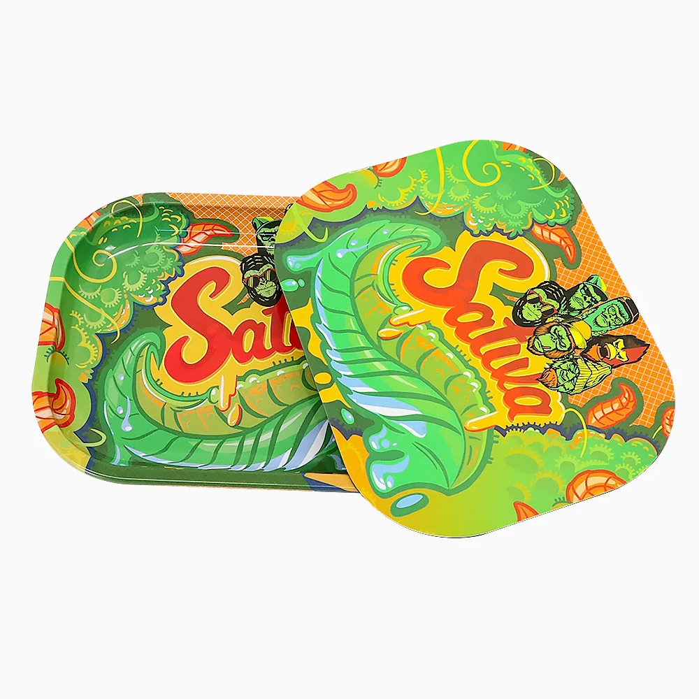 Kuke OEM Wholesale Magnetic Tobacco Rolling Tray Rolling Tray With Magnetic Lid