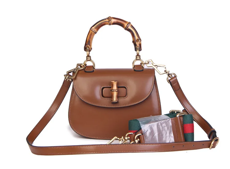 Logo Custom Natural Grain Genuine Leather Designer Luxury Branded Hand Bags For Women Ladies Woman Adults