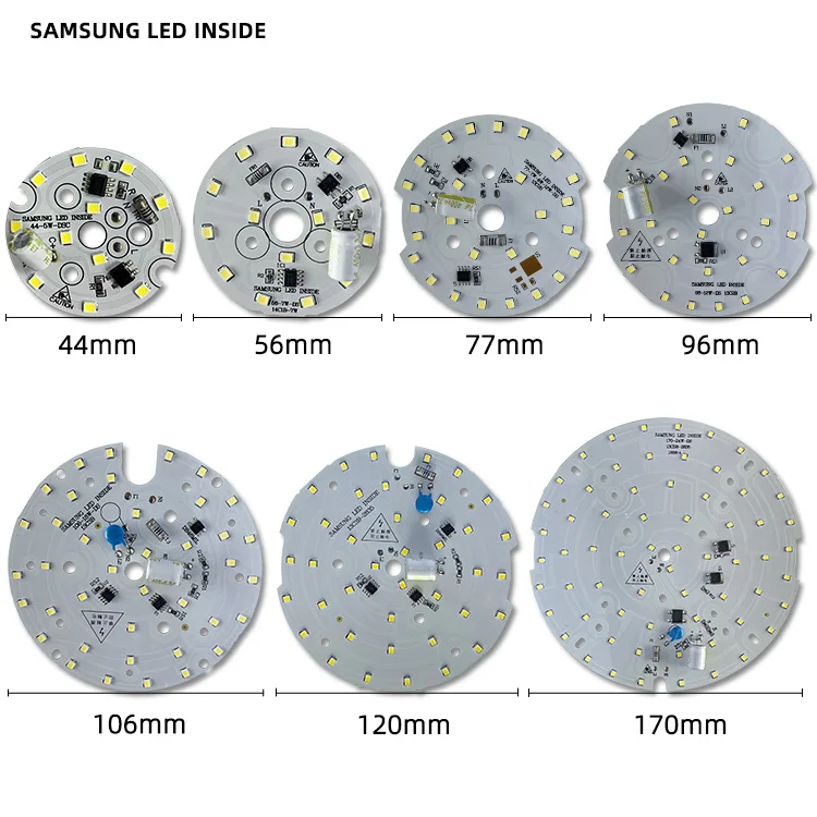Плата для светодиодной лампы 2835SMD интегрированная плата привода ИС высокого напряжения 220 В переменного тока 9 Вт модуль алюминиевая печатного монтажа источник