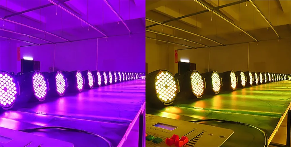 Led par can light 54x3w led par 64 rgbw or 54 3 watt par led 54x3