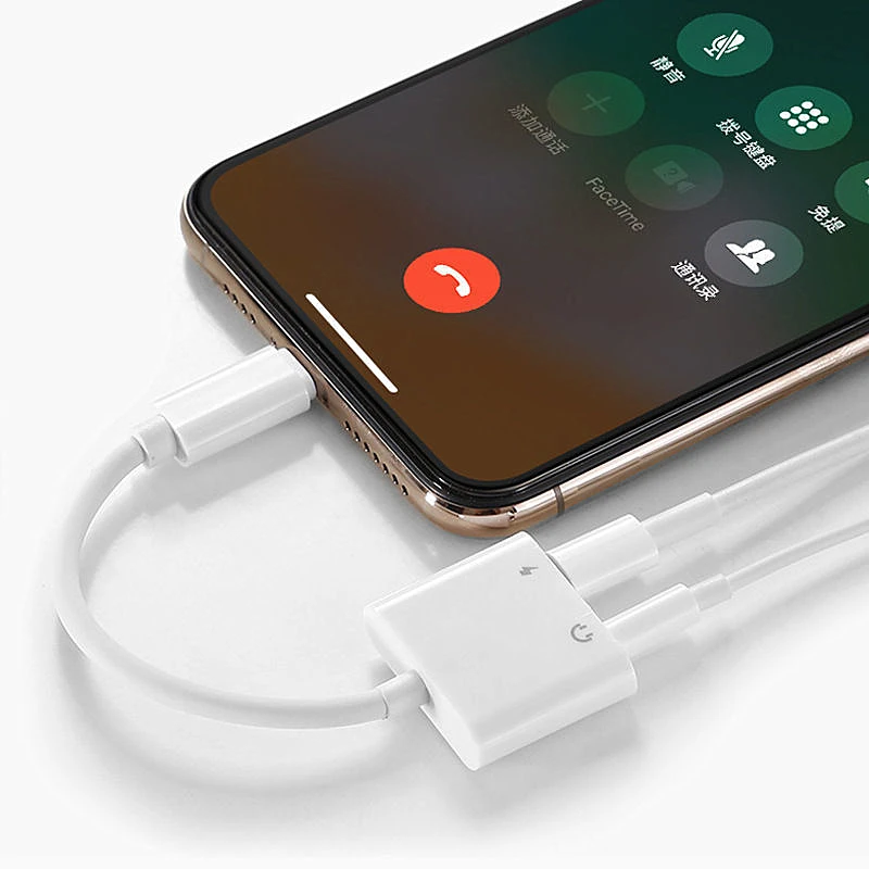  Подходящий iPad Lightning на 2 зарядка песни многофункциональный аудио адаптер