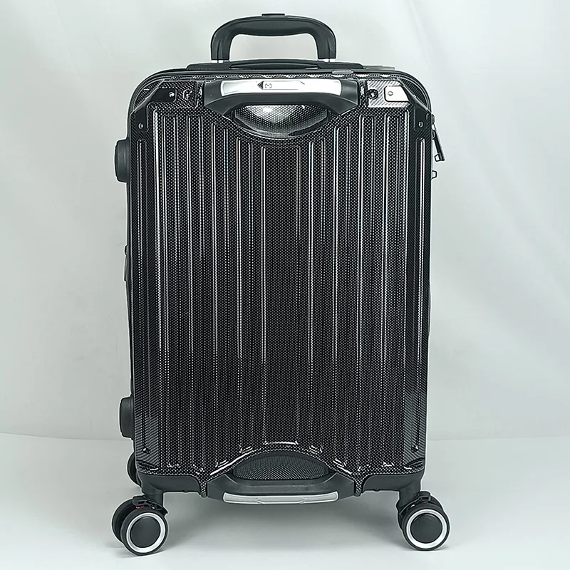 Hot Sale 2023 New Fashion Aluminum Frame Suitcase Sets With Cup Holder 3 piece trolley bag manufacturers