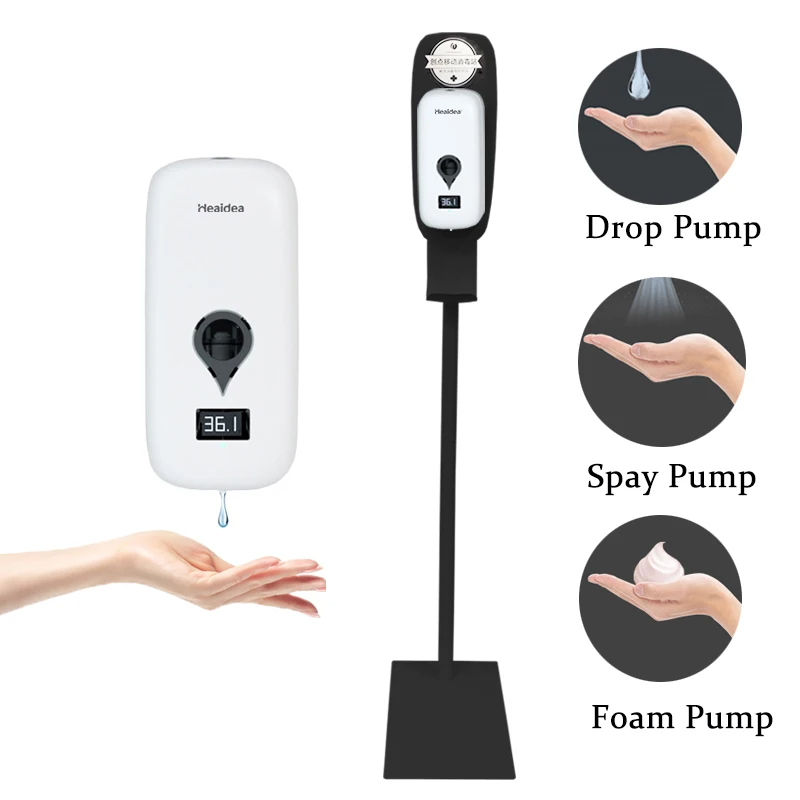 Лидер продаж на Amazon, бесконтактные автоматические диспенсеры жидкого мыла Heaidea с температурным прибором