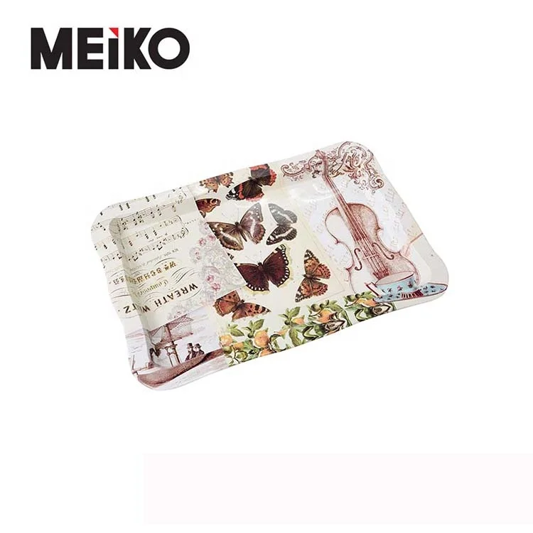 Food Serving Tray Custom Rolling Tray Tin Wholesale High Quality Custom Metal Ashtray