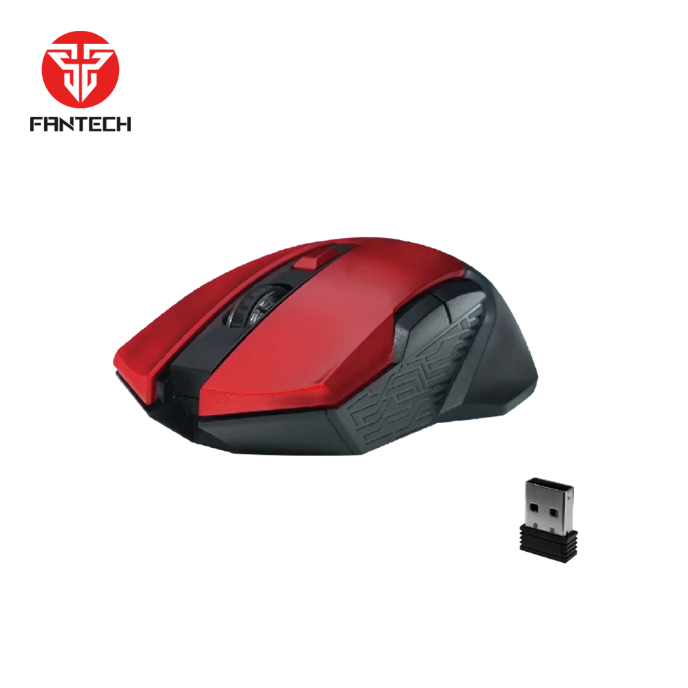 
New Fantech WG10 Portable Mini 2.4GHz Micro Receiver 1AA Battery Wireless Gaming Mouse 