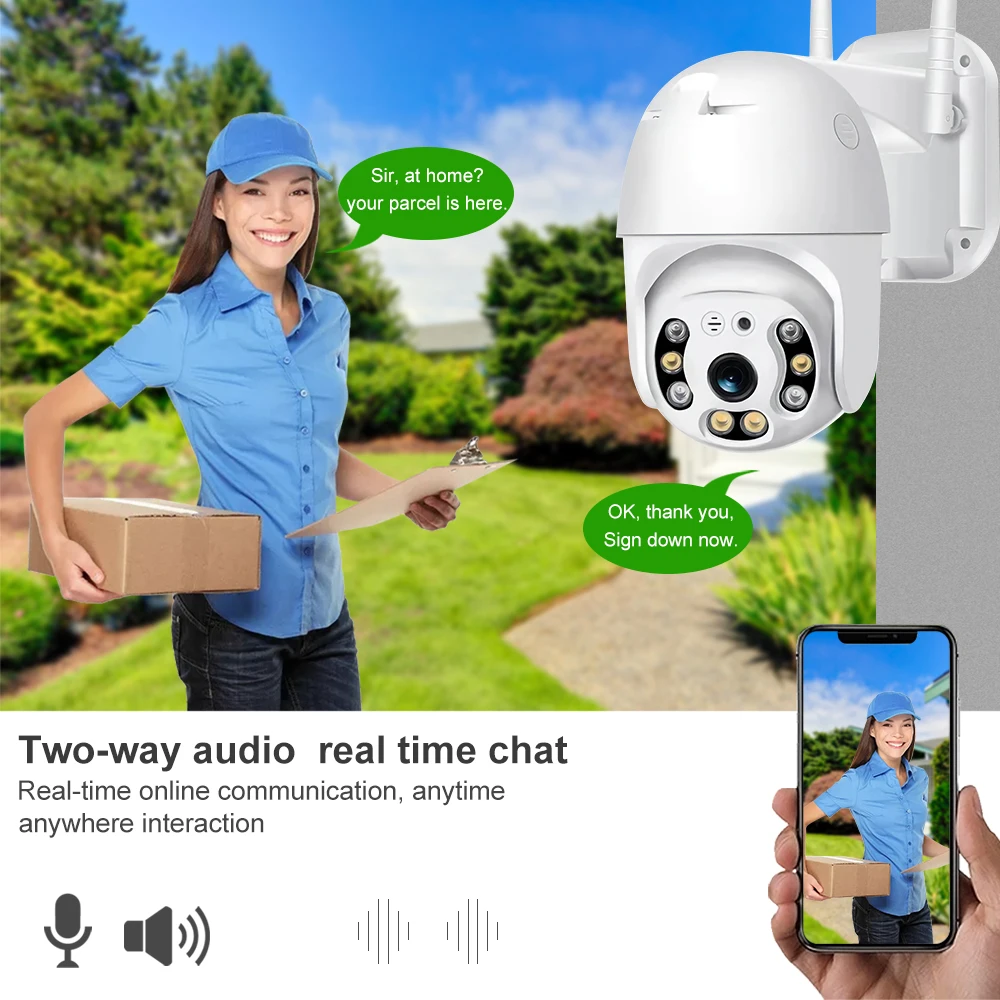 Factory Price Hd 5mp Ptz Camera Ip Web Cam Wifi Outdoor Security Cctv Camera 5MP V380