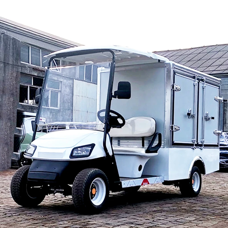 4 wheel outdoor golf cart cargo car pickup truck Easy Foldden Four Wheels Electric Golf Cart