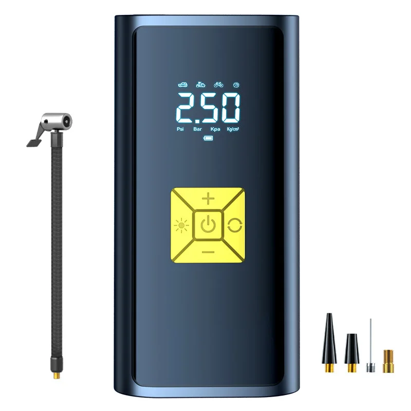 Inflate the tires Cordless Mini Car Tire Digital Inflator Air Compressor 7.4V Auto Inflatable Electric Tire Display Inflator