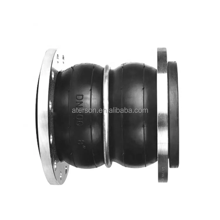 Wholesaler dealer stainless steel 304 flange rubber expansion joint for DN100 PN16 union type