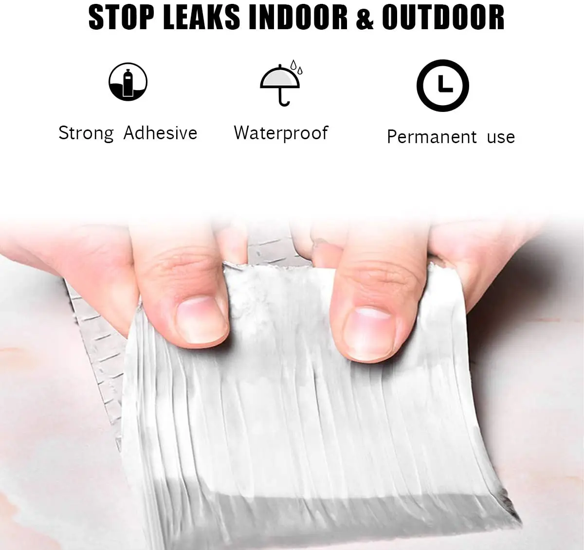 Leakage Strong Waterproofing Sealant Water Proofing Membrane Self Adhesive Butyl Tape For Concrete Zink Roof