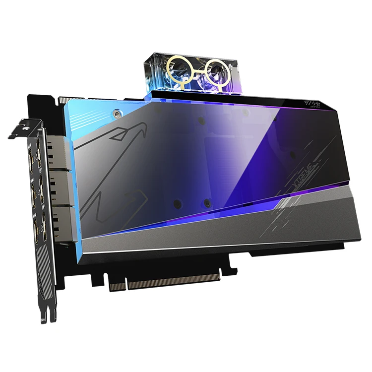 NVIDIA GIGABYTE AORUS RTX 3090 XTREME WATERFORCE WB 24G GAMING Graphics Card with 24GB GDDR6X Ampere Multiprocessors