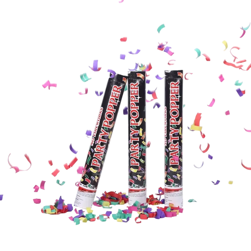 Биоразлагаемый конфетти-шутер для наружного и внутреннего использования бумажный конфетти 60 см вечеринки