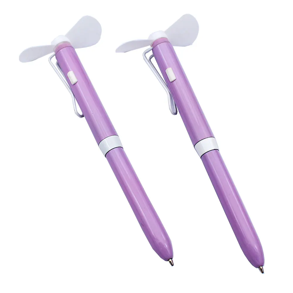 Factory Wholesale High Quality Mini Ballpoint Pens Small Battery Operated Mini Fan for Student Gifts and Promotional Use