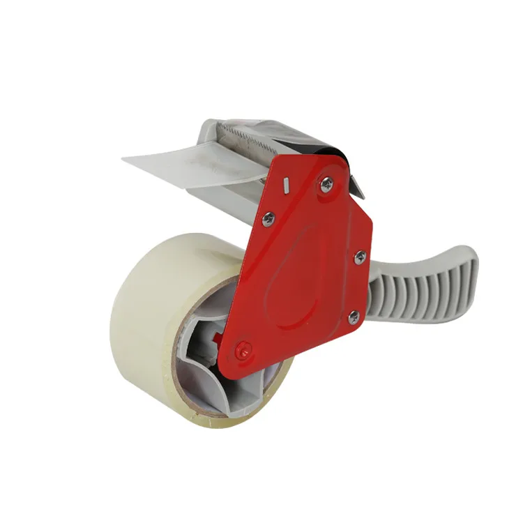 dispenser heavy duty single roll manual plastic bopp sticky 4 inch large custom tape packing print