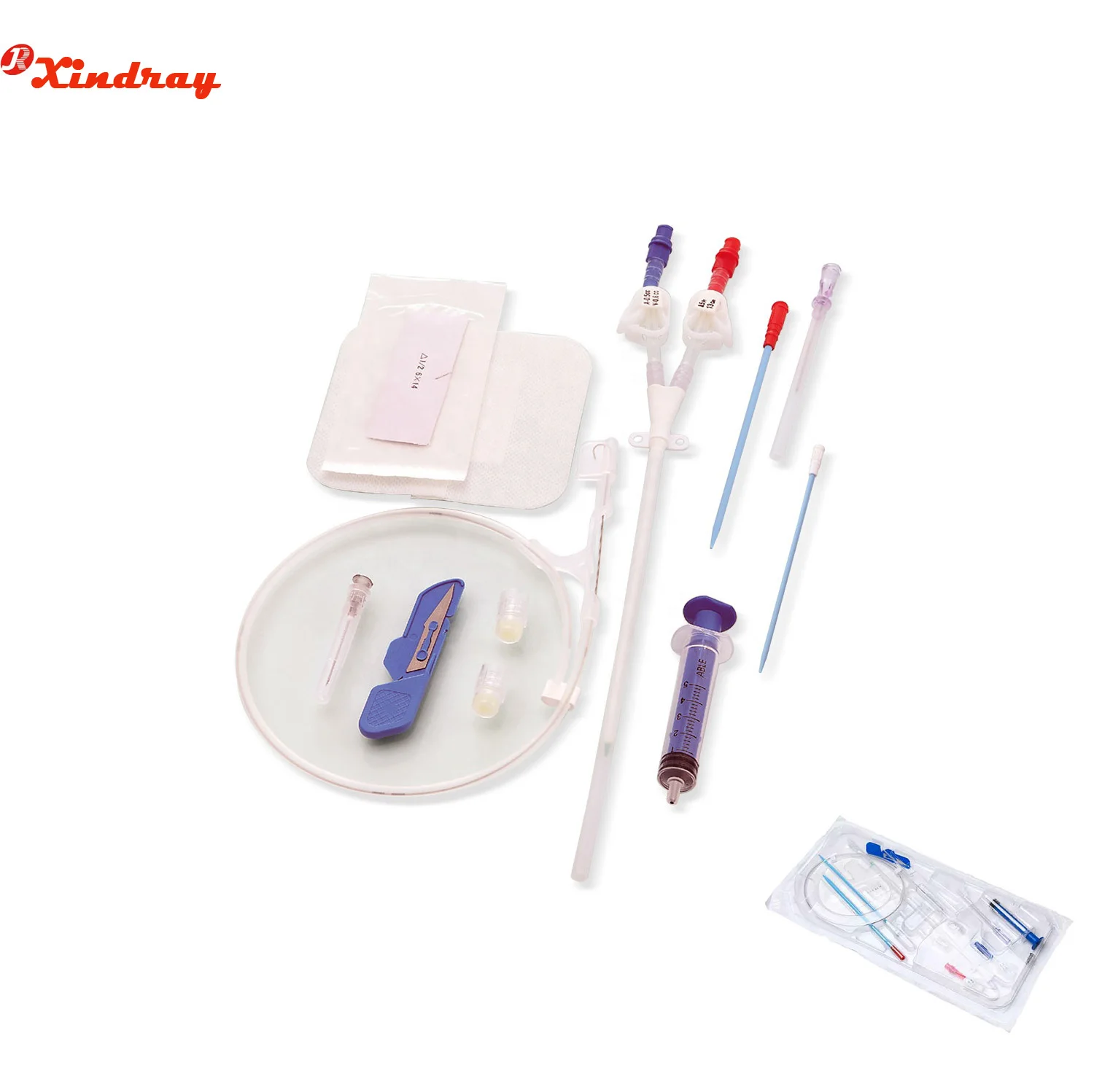 For dialysis Wholesale Hemodialysis consumable sterile hemodialysis catheter kit