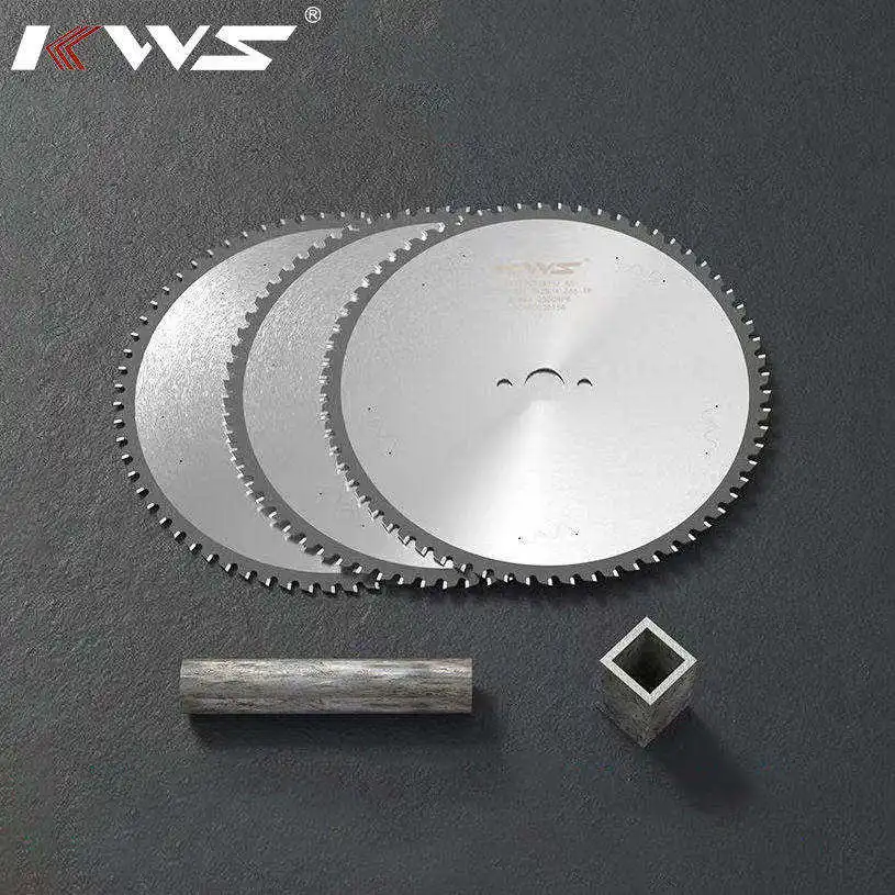 chop saw machine metal cutting KWS factory direct sale TCT circular saw blade for metal cutting