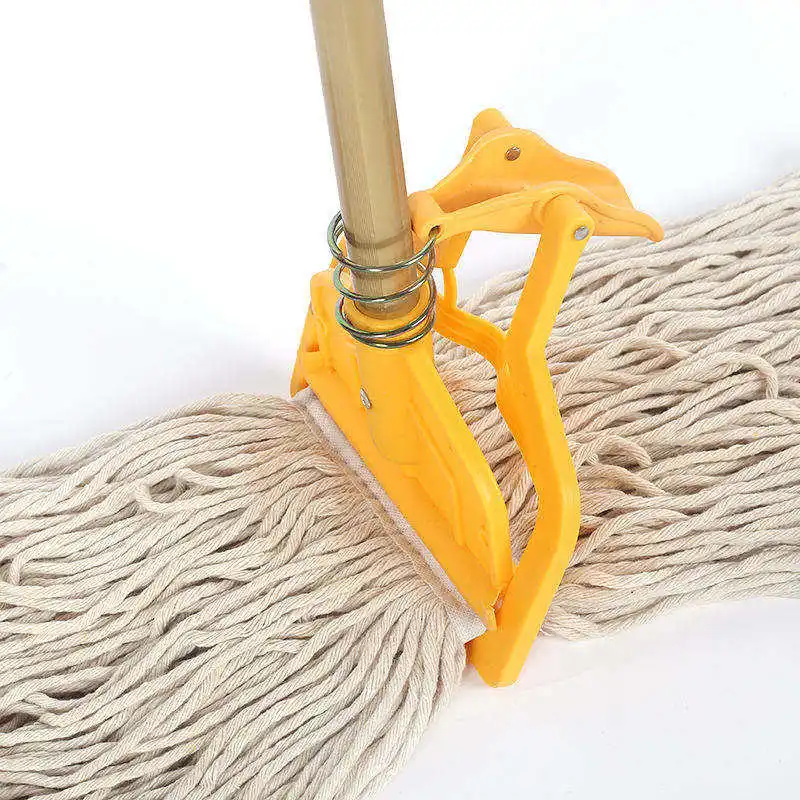 Low MOQ Looped-Cut Mop Machine Washable and Easy to Clean for Household or Factory Floors