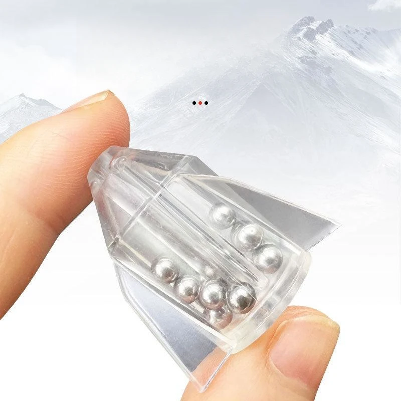 Outdoor Fishing Bite Alarm Fishing Bite Alert Bell Floats Various Colorful Glass Lure Rattles Fishing Tackle Accessories Bell