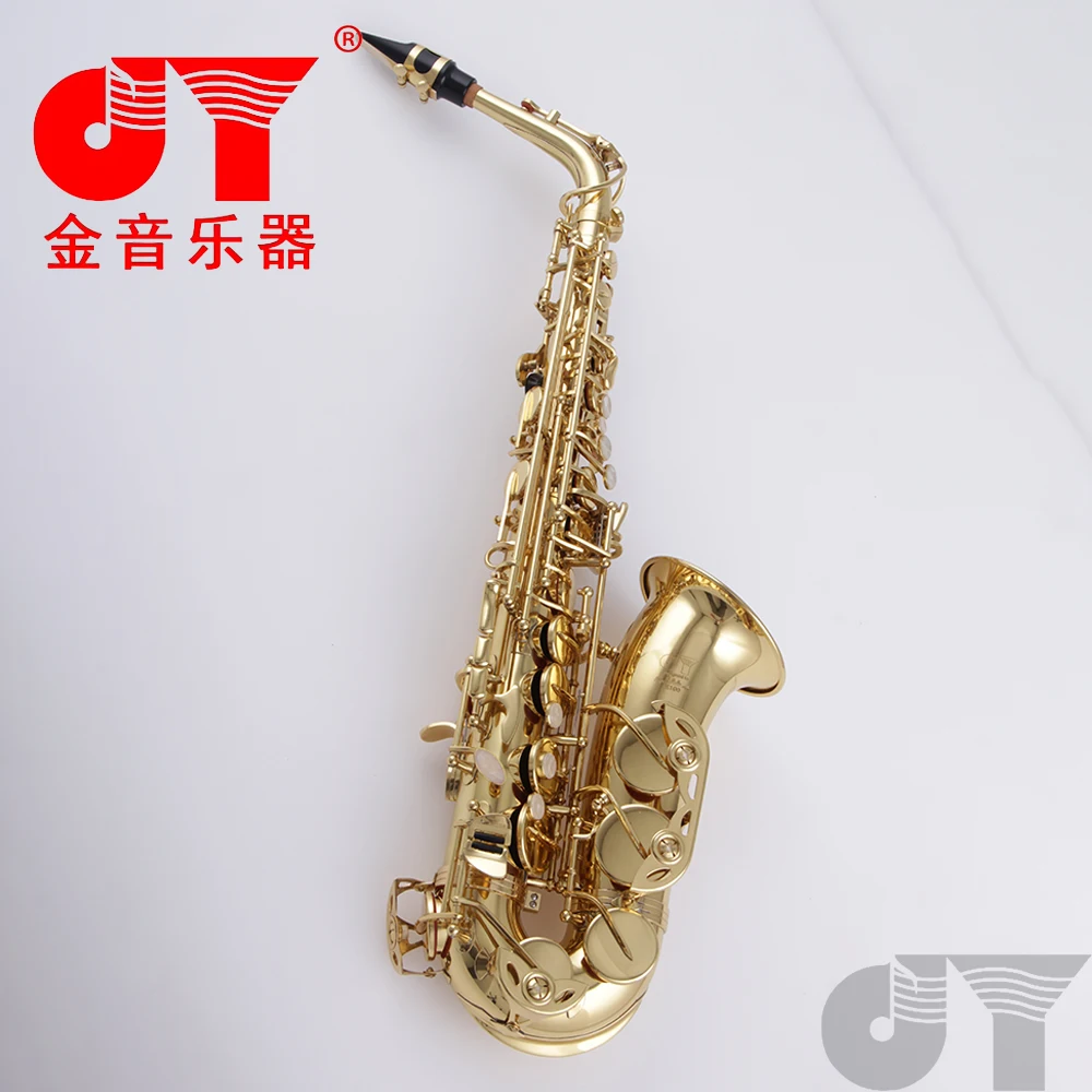Hot Sale JinBao Gold Lacquer Brass EB alto Saxophone