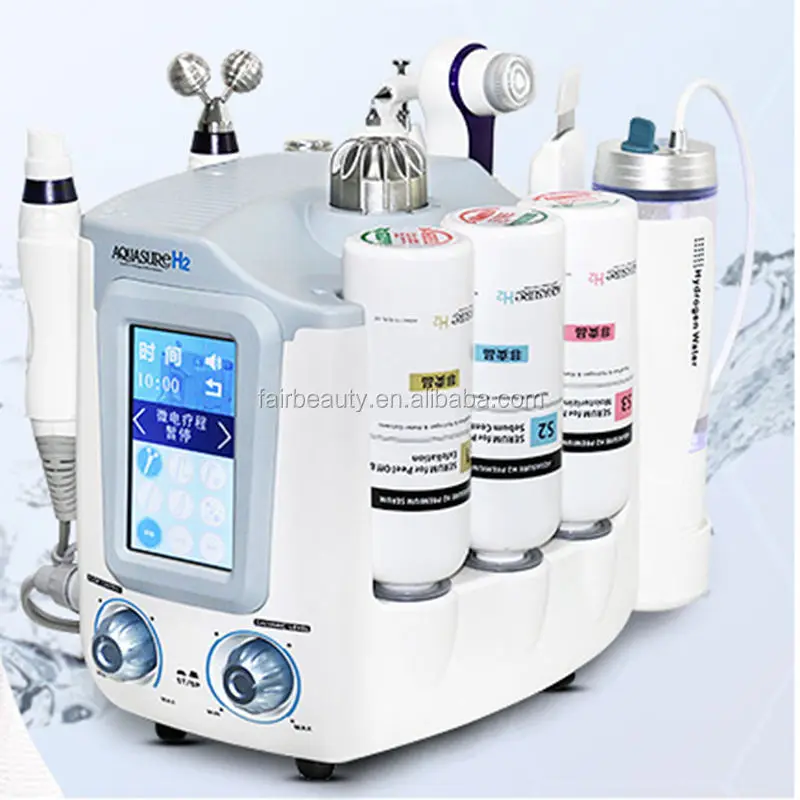 Aquasure H2 O2 6 в 1 очиститель кожи лица водоструйный кислородный микродермабразия машина для