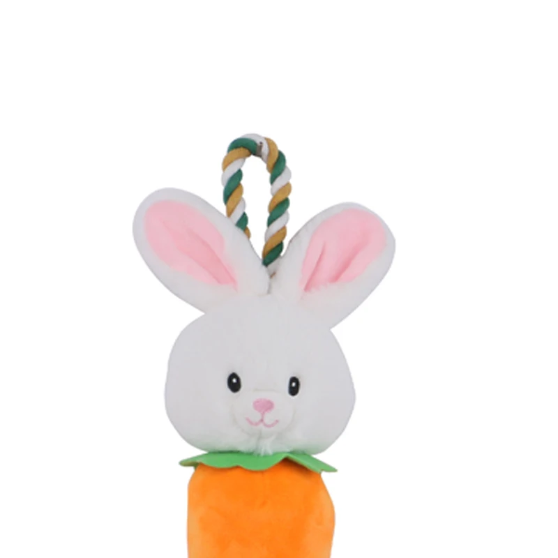 New Design Cute Animal Food Combination Interactive Rope Stuffed Chew Rope Dog Toys