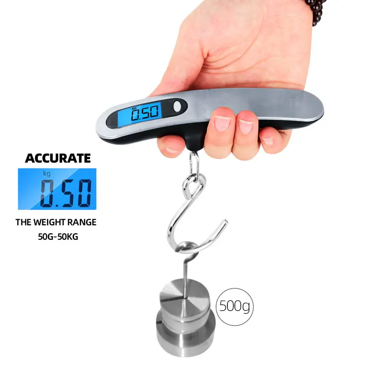 Travel Baggage Weight Digital Luggage Portable Electronic Weighing Scale 50KG