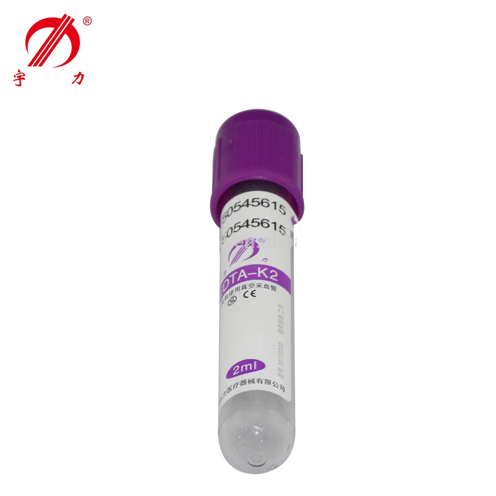 Medical disposable blood collection vacuum edta tube