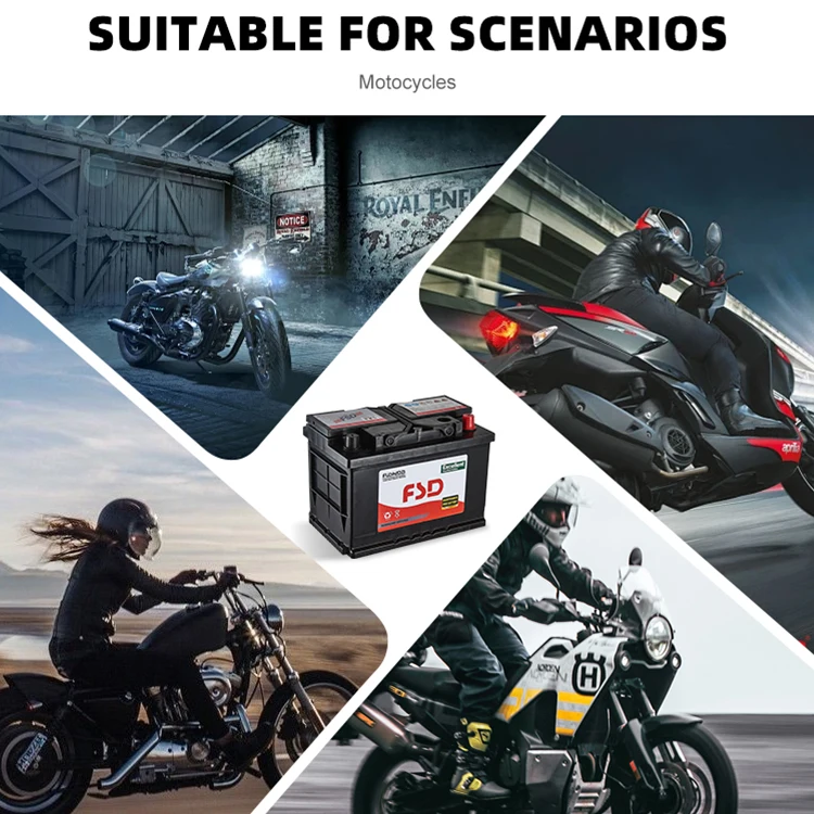 Good Quality Long Cycle Life 12V 4Ah Motorcycle Starting Battery Maintenance Free Lead Acid Battery