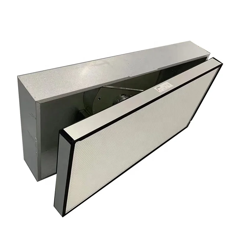 Оборудование для очистки ламинарного вытяжного капота HVAC блок фильтров hepa FU laminar H14 HPA вентилятора