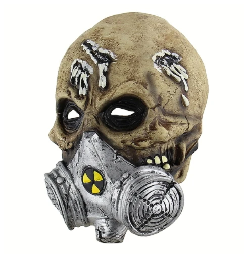 Halloween horror bio gas mask skull cover Amazon foreign trade latex mask Halloween mask