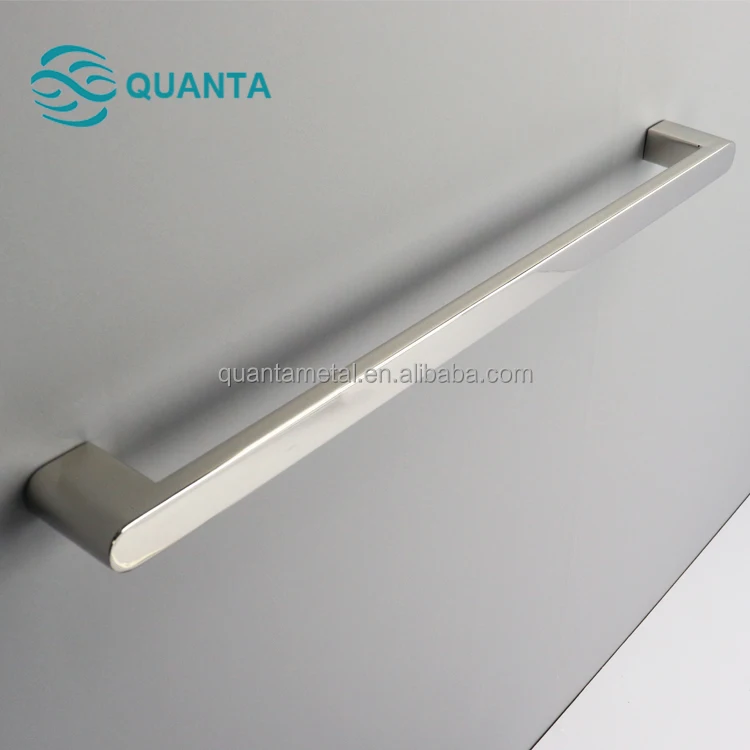 Bathroom accessories brass black towel rod hanger wall mounted bathroom towel rail single bar