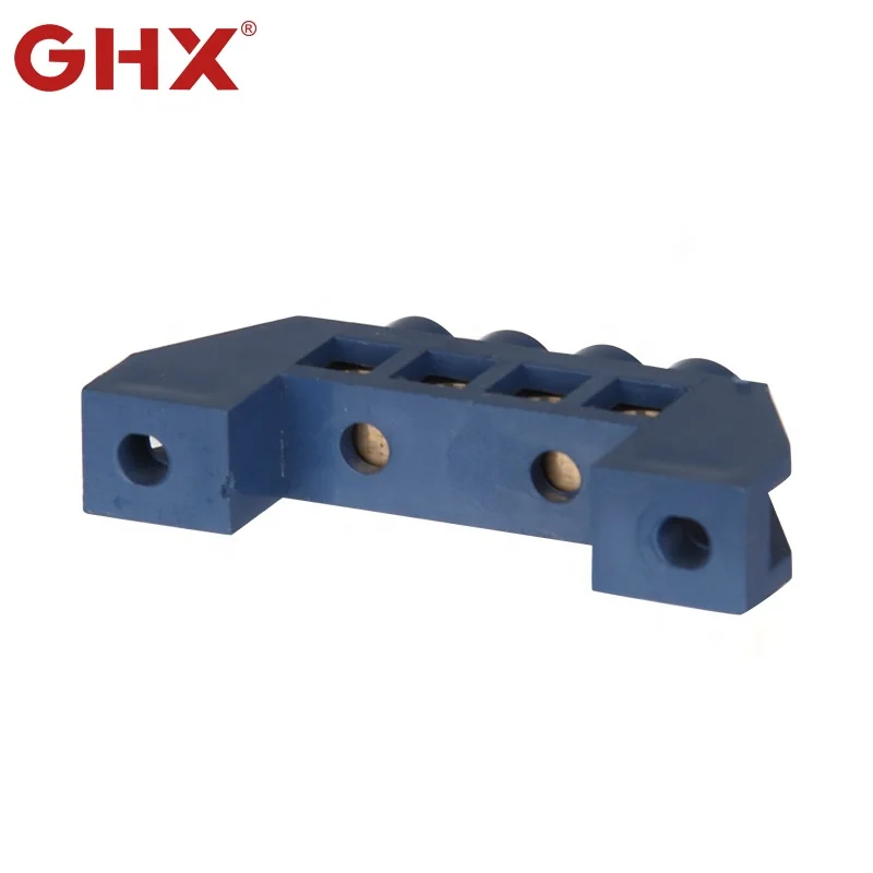 YL-001 whole plastic cover 4 ways  earth bar terminal block