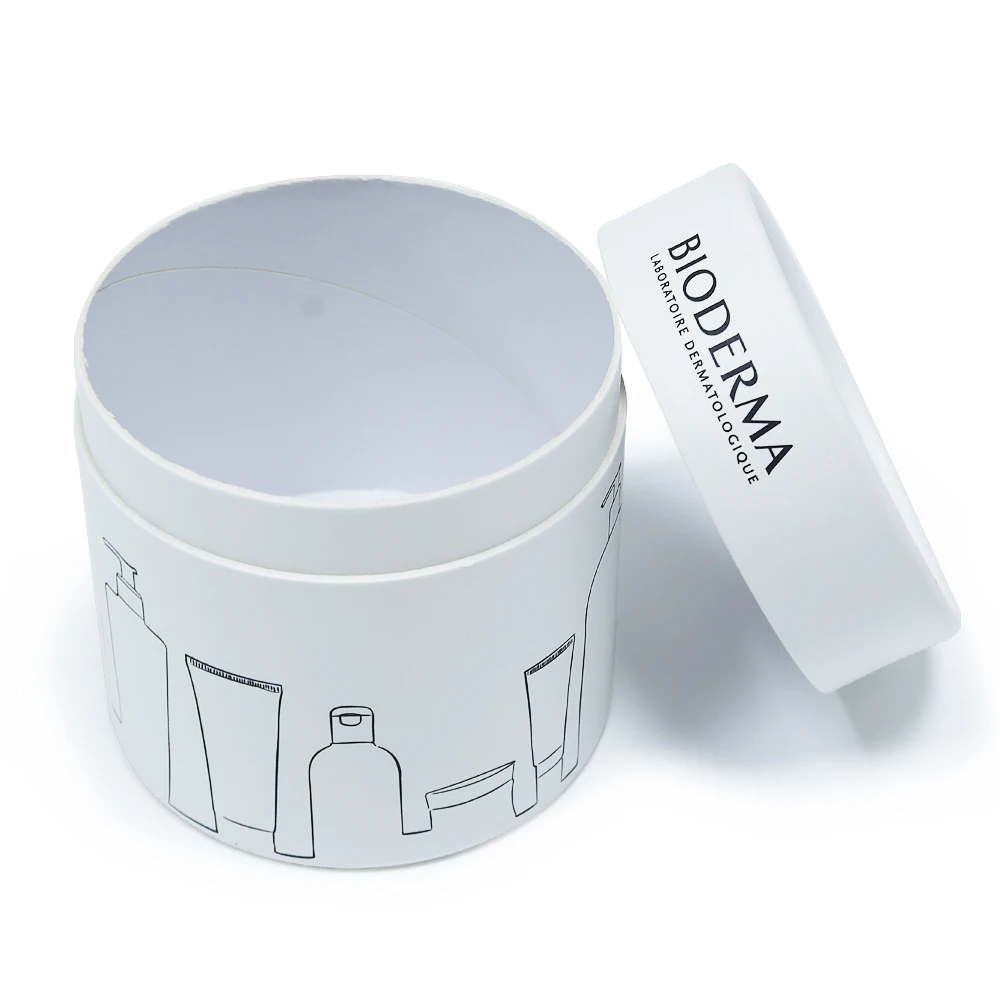 wholesale Custom Printed Creative candle spray cosmetic essential oil bottle  round paper tube packaging boxes