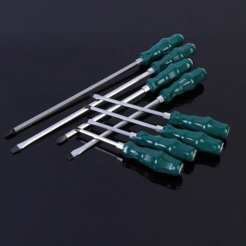 No.79006  Strikable Slotted / Phillips Magnetic Screwdriver Hex Shaft Cross Through The Ergonomics Handle