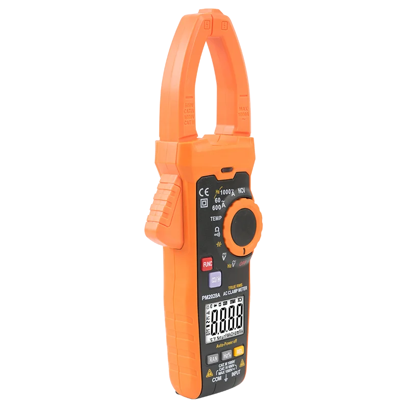 Bostek PM2028A Многофункциональный AC DC 1000V 1000A Цифровые токоизмерительные клещи Ом постоянной ёмкости универсальный конденсатор Гц температура мультиметр True