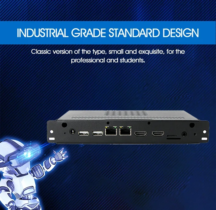 Fanless RK3288 OPS computer with CPU industrial Mini PC