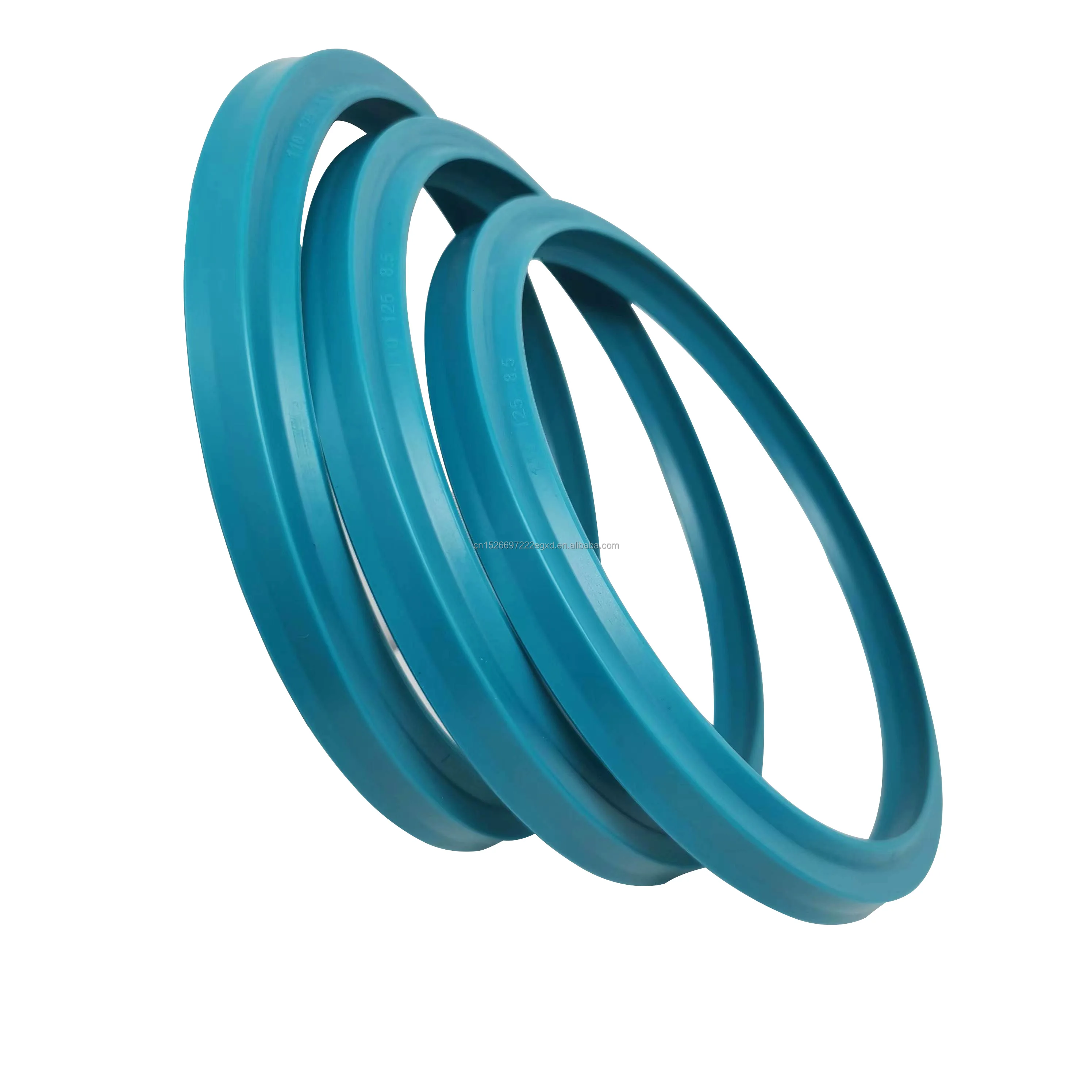 High quality PU material DA22 scraper double acting dust ring made of polyurethane rubber scraper ring