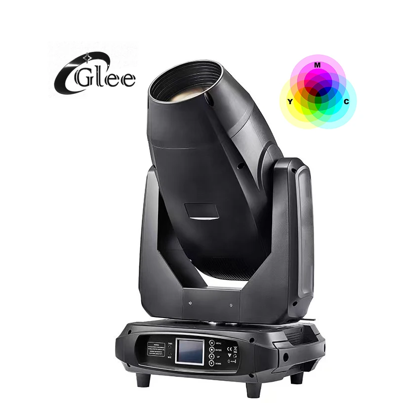 Светодиодная гибридная Подвижная головка GLEE 300 Вт BSW CMY CMY300 Beam Spot Wash 3 в 1