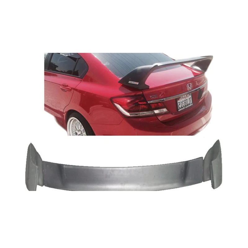 Spoiler For Car  Rear Wing Racing Tail Spoiler For H-ONDA C-IVIC universal high leg FRP