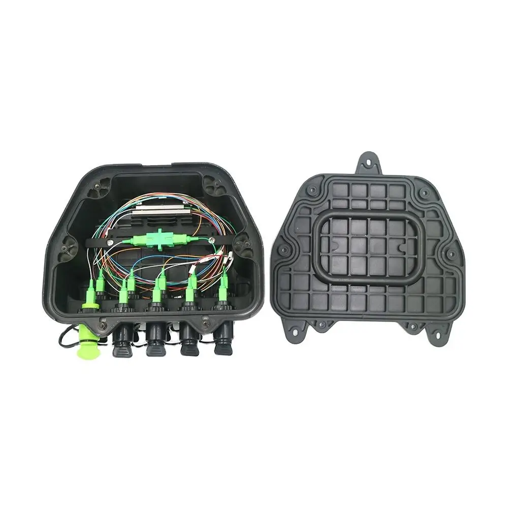 FTTH Solutions Fiber Optic Indoor Outdoor Wall Mount Waterproof Pre-connector 9 Core Terminal Box