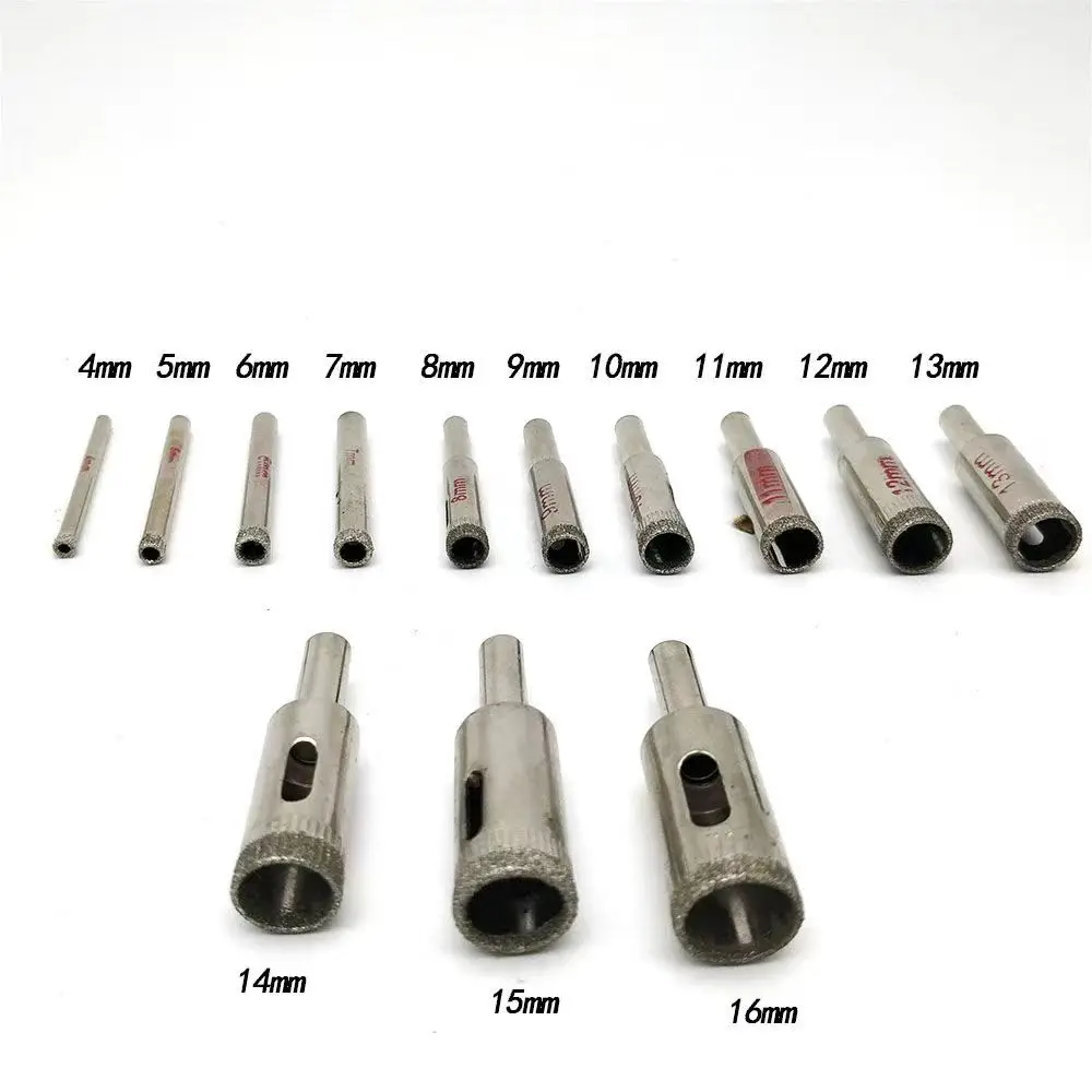 Jade Agate Diamond Hole Opener Drill Bits/Emerald Gemstone Core Drill/Diamond Coated Core Drill Bit Hole Saw Set 4-100mm